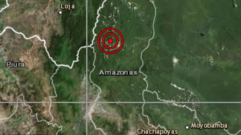 Amazonas: sismo de magnitud 4.3 remeció la provincia de Condorcanqui