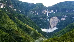 Catarata Gocta, en la región Amazonas. Foto: goctalodge.com