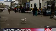 Ambulantes desalojados de la avenida Aviación volvieron a ocupar Manzanilla