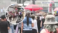 Ambulantes reingresaron a Mesa Redonda pese a rejas 