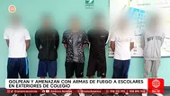 Amenazan a escolares con armas en exteriores de colegio en Breña