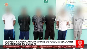 Golpean y amenazan con armas de fuego a escolares en exteriores de colegio en Breña. Foto y video: América Noticias