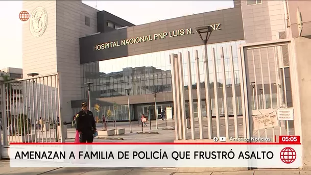 Amenazan a familia de policía que frustró asalto en Ate. Foto: América Noticias Amenazan a familia de policía que frustró asalto en Ate. Foto: América Noticias