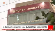 Amenazan a jueces para que liberen a delincuentes en Ventanilla