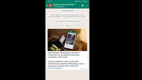 Canal de WhatsApp de América Noticias