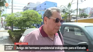 Martín Carbajal Zegarra, amigo de Nicanor Boluarte, fue contratado por el Fondo Sierra Azul, unidad del Midagri. Video: Cuarto Poder