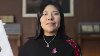 Betssy Chávez, exjefa de Gabinete. Foto: ANDINA
