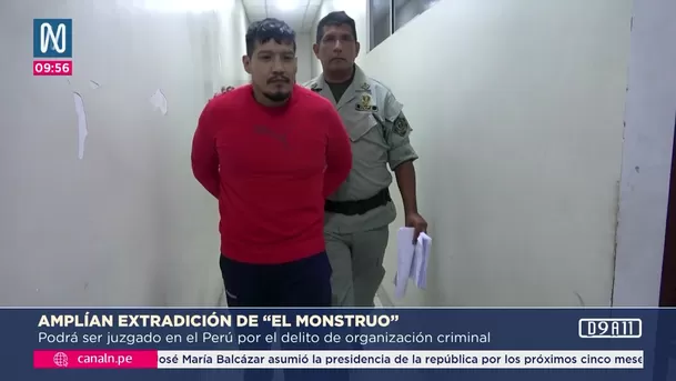 Amplían extradición de El monstruo. Foto: Unidad de investigación Amplían extradición de El monstruo. Foto: Unidad de investigación