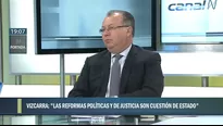 Refirió que Martín Vizcarra comete el error de dedicarse a confrontar. Natale Amprimo. Foto: captura de TV