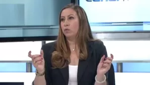 Katherine Ampuero, exprocuradora ad hoc del caso Odebrecht. Foto: Captura de TV