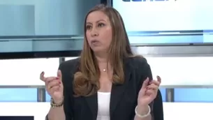 Katherine Ampuero, exprocuradora ad hoc del caso Odebrecht. Foto: Captura de TV