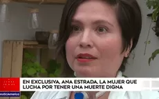 Ana Estrada: La mujer que lucha por tener una muerte digna - Noticias de ana-jara