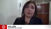 Exministra de la Mujer criticó a Ricardo Belmont. Foto: captura de TV