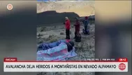 Áncash: Avalancha en el nevado Alpamayo deja tres heridos
