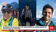 Áncash: Continúa búsqueda de montañistas desaparecidos en nevado