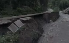 Áncash: vía que conduce a Chavín de Huantar quedó inhabilitada por crecida de río - Noticias de chavin-huantar