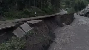 Las lluvias activaron varias quebradas. Foto: Canal N