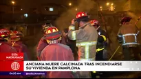 Incendio en San Juan de Miraflores. América Noticias