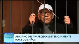 Anciano desaparecido misteriosamente hace dos años