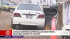 Ancón: Cinco personas fueron asesinadas a balazos, entre ellas dos niños