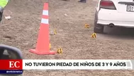 Ancón: Cinco personas fueron asesinadas a balazos, entre ellas dos niños