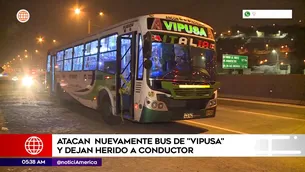 Nuevo ataque a bus de transporte público en Ancón. Foto y video: América Noticias