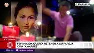 Ancón: Feminicida intentó retener a su víctima con 'amarres'