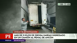 Ingreso de droga al penal Ancón I. Foto y video: América Noticias