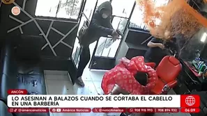 Asesinan a joven mientras se cortaba el cabello en barbería de Ancón. Foto y video: América Noticias