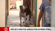 Ancón: Niño de 9 años fue mordido por perro Pitbull 