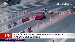 Atropello en peaje de Ancón. Foto y video: América Noticias