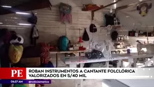 Robo a cantante folclórica. América Noticias