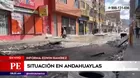 Andahuaylas: Ciudadanos limpian las calles tras violentas protestas