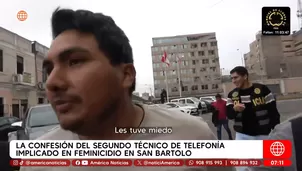 Confesión de presunto asesino. América Noticias