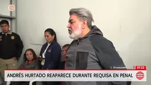 Durante una requisa en Lurigancho, se verificó la celda de Andrés Hurtado, preso por presunto tráfico de influencias. / Video: América Noticias