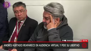 Andrés Hurtado solicita cese de prisión preventiva. Foto y video: AN