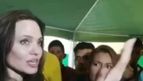 Jolie, adem&aacute;s, visit&oacute; Lima porque Per&uacute; es uno de los pa&iacute;ses de Latinoamerica que recibe y alberga a m&aacute;s ciudadanos venezolanos. (Foto: Captura/Video: Canal N)