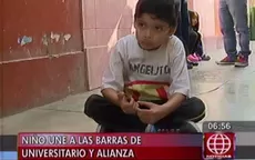 Niño une a las barras de Universitario y Alianza Lima - Noticias de fibrosis-pulmonar