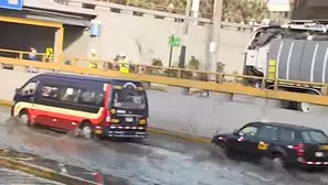 Aniego en la avenida Brasil.