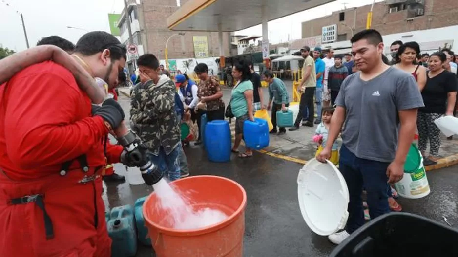 Aniego en San Juan de Lurigancho ha afectado a más de 2 mil personas (Foto: ANDINA)