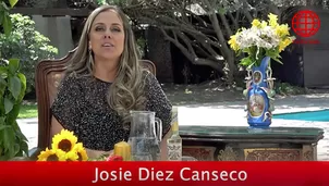 Josie Diez Canseco preparó un baño de florecimiento. 