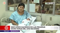 Primeros bebés del 2024. Foto y video: América Noticias