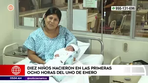 Primeros bebés del 2024. Foto y video: América Noticias