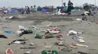 Cañete: Playa Cerro Azul amaneció repleto de basura tras celebración del Año Nuevo