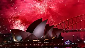 Australia fue uno de los primeros países en darle la bienvenida al 2025. Foto: AFP/ Video: Canal N