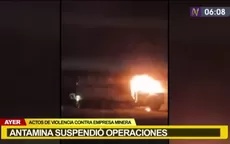 Áncash: Antamina suspendió sus operaciones  - Noticias de ancash