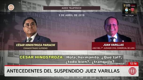 Los antecedentes del suspendido juez Juan Gustavo Varillas Solano. Foto: Unidad de investigación