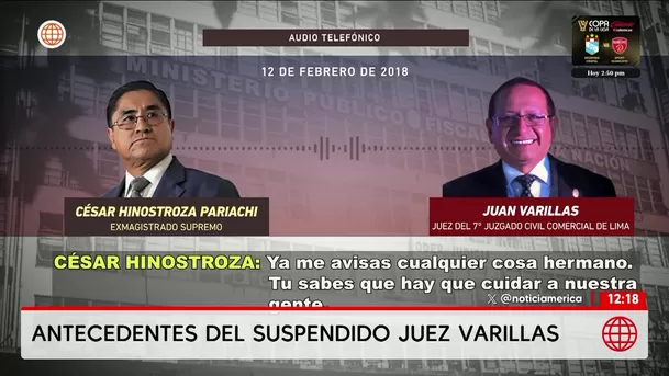 Los antecedentes del suspendido juez Juan Gustavo Varillas Solano. Foto: Unidad de investigación
