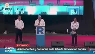 Los antecedentes y denuncias en la lista de Renovación Popular