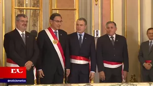 Ceremonia de juramentación de nuevos ministros de Estado. Foto: América Noticias